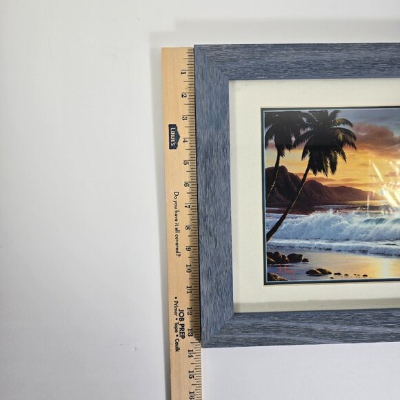 Framed Art Print Island Heritage Art Collections Sunset Paradise Ocean Sunset - Picture 3 of 5